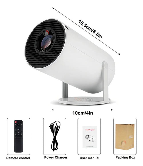 Proyector Smart HY300 - Cine Portátil HD 180°